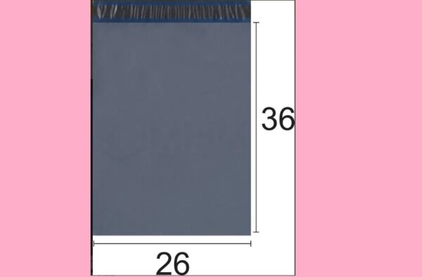 ENVELOPE DE SEGURANÇA CINZA 26X36X0,10+ABA (100PEÇAS)